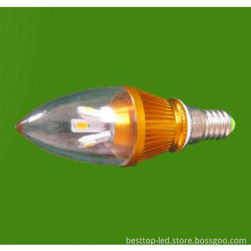 Energy saving 3W Candle lamp,hot sell in 2013